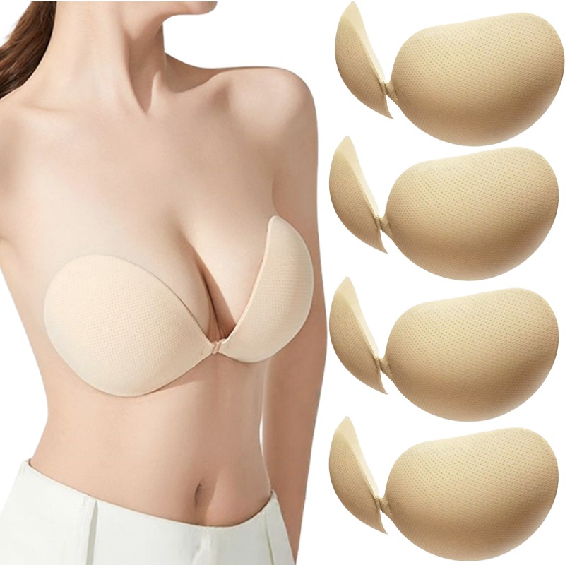 Push Up Sticky Bra Thickened I - Strapless Bra Backless 评论和价格