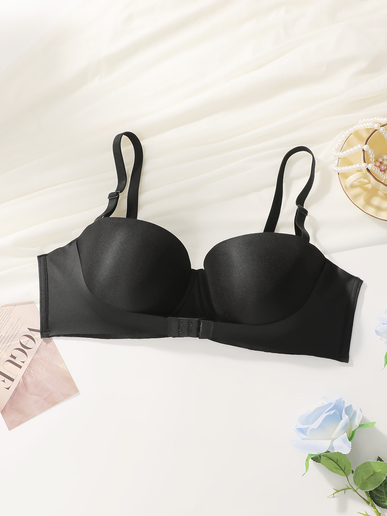 Women Large Bust Plus Size Str - Push Up Bra Padded 评论和价格
